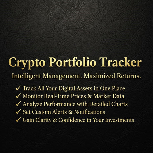 Digital Crypto Portfolio - Track Financial Moves