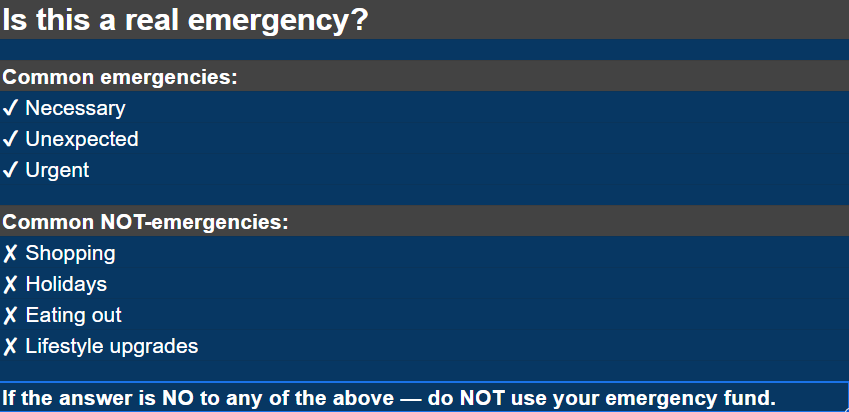 Emergency Fund Builder - A No Stress Saving System
