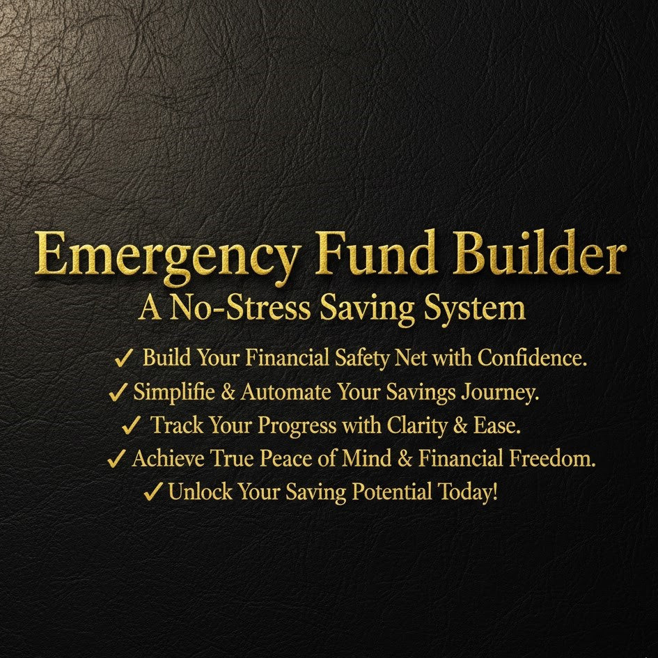 Emergency Fund Builder - A No Stress Saving System
