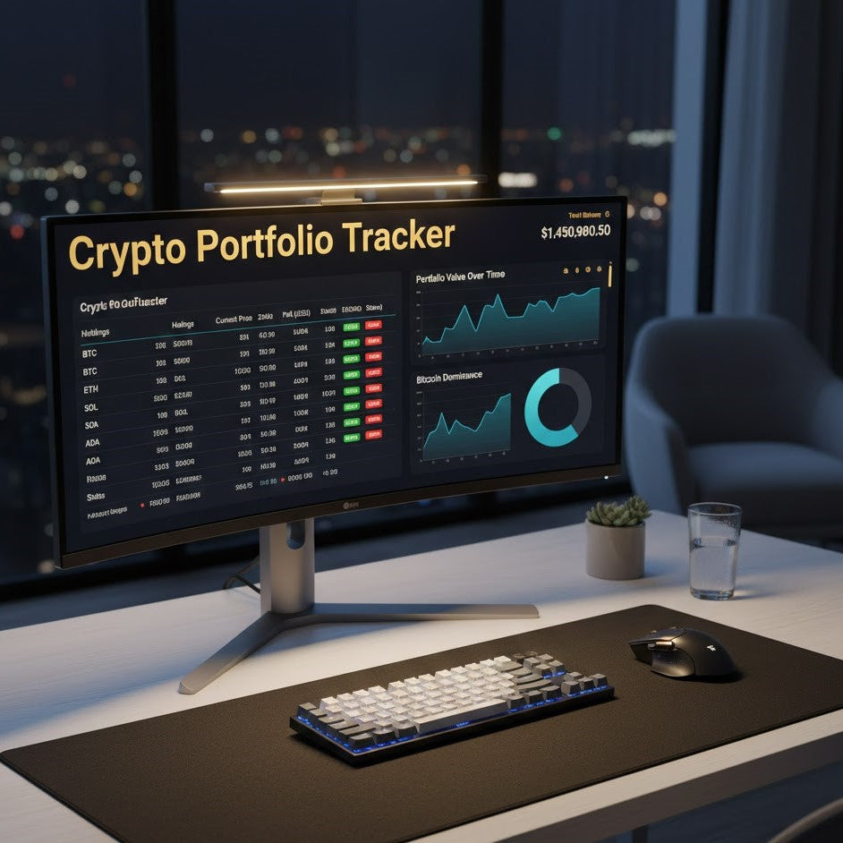 Digital Crypto Portfolio - Track Financial Moves