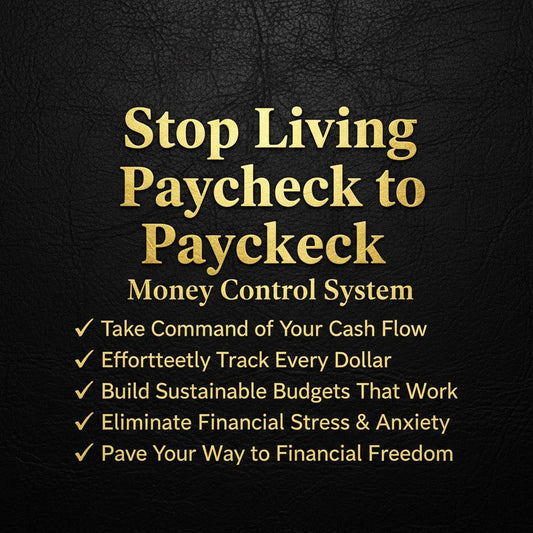 Stop Living Paycheck to Paycheck - Money Control System